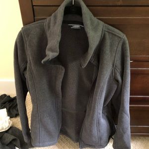 Lands end fleece zip up